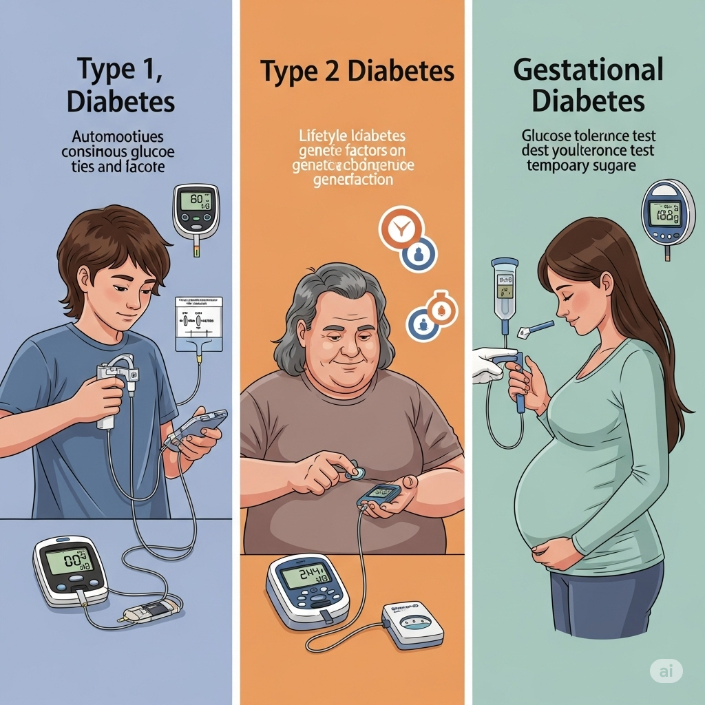 Understanding the Types of Diabetes: Type 1, Type 2, and Gestational