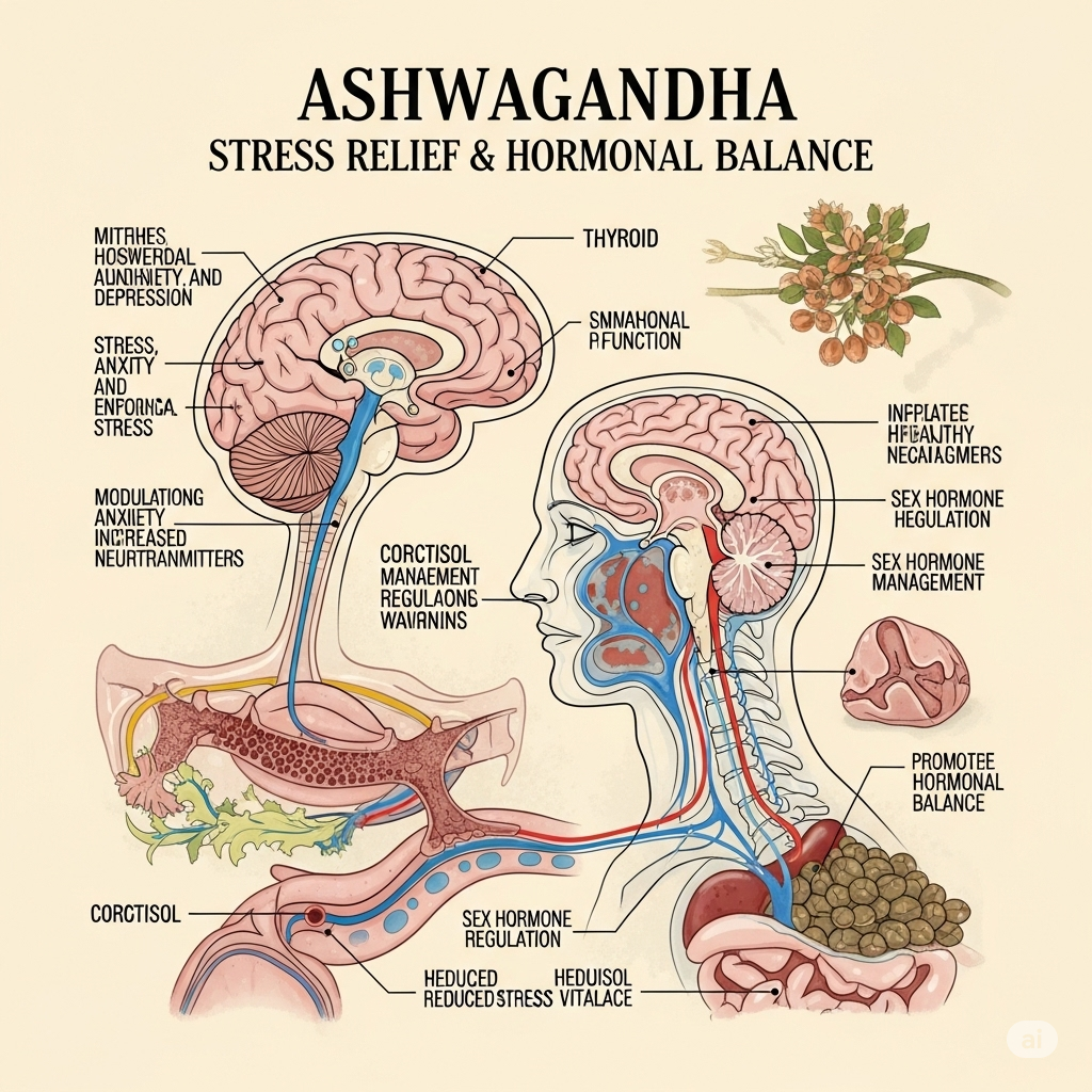 Benefits of Ashwagandha for Stress and Hormonal Balance