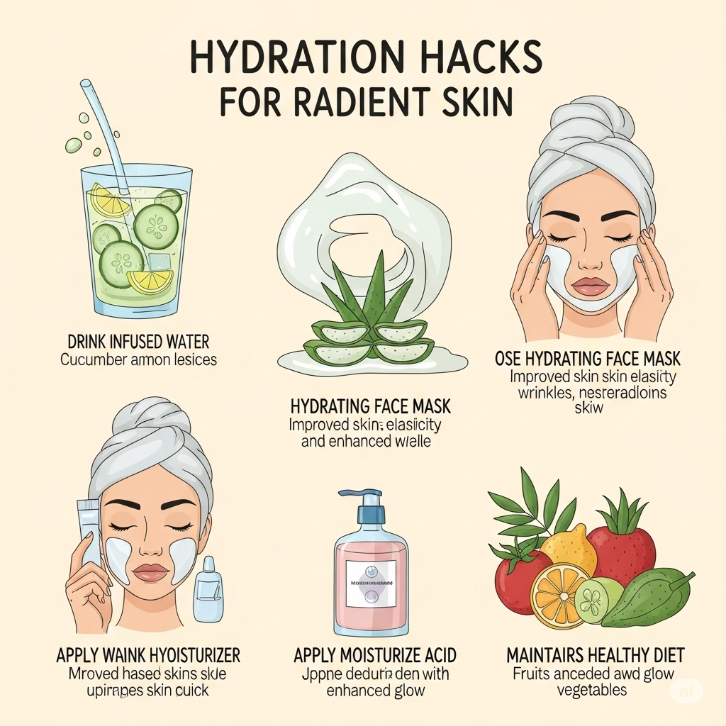 Hydration Hacks for Radiant Skin: How to Get the Glow